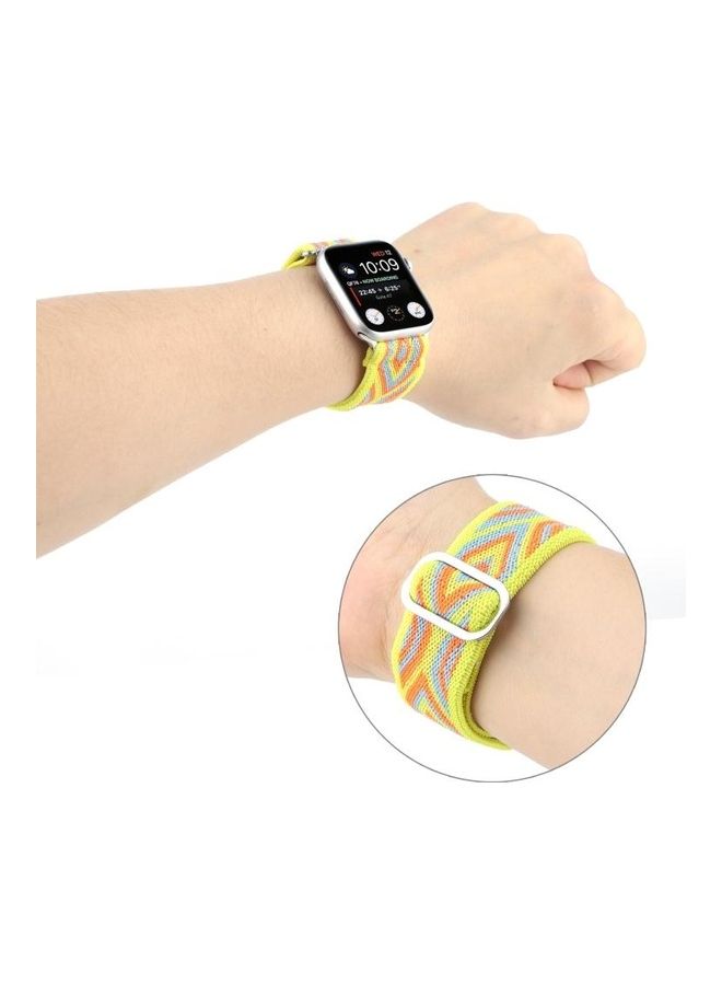 HuHa Replacement Watchband  For Apple Watch Series 7 41mm/6 & SE & 5 & 4 40mm/3 & 2 & 1 38mm Multicolour - Image 3