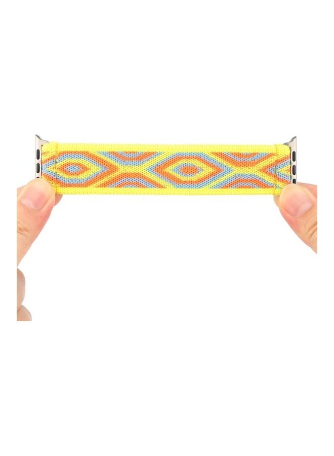 HuHa Replacement Watchband  For Apple Watch Series 7 45mm/6 & SE & 5 & 4 44mm/3 & 2 & 1 42mm Multicolour - Image 5