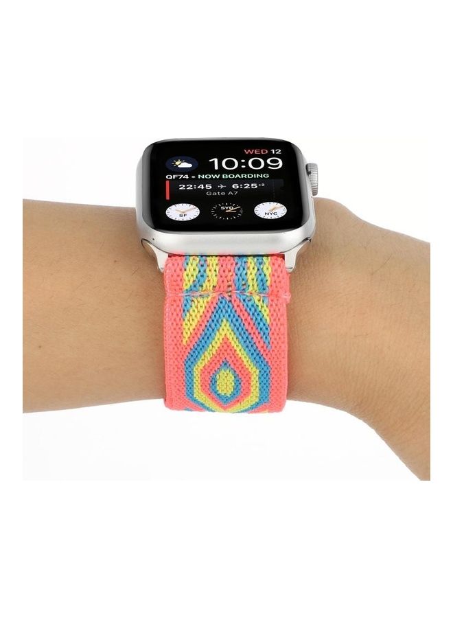 HuHa - Replacement Watchband  For Apple Watch Series 7 41mm/6 & SE & 5 & 4 40mm/3 & 2 & 1 38mm Multicolour - Image 1