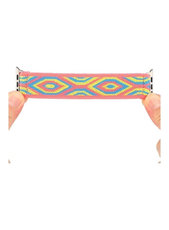 HuHa - Replacement Watchband  For Apple Watch Series 7 41mm/6 & SE & 5 & 4 40mm/3 & 2 & 1 38mm Multicolour - Image 1