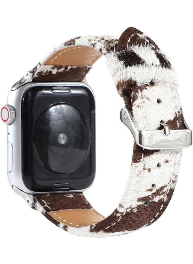 HuHa Printed Leather Watch Strap For Apple Watch Series 7 45mm/6 & SE & 5 & 4 44mm/3 & 2 & 1 42mm Multicolour - Image 4