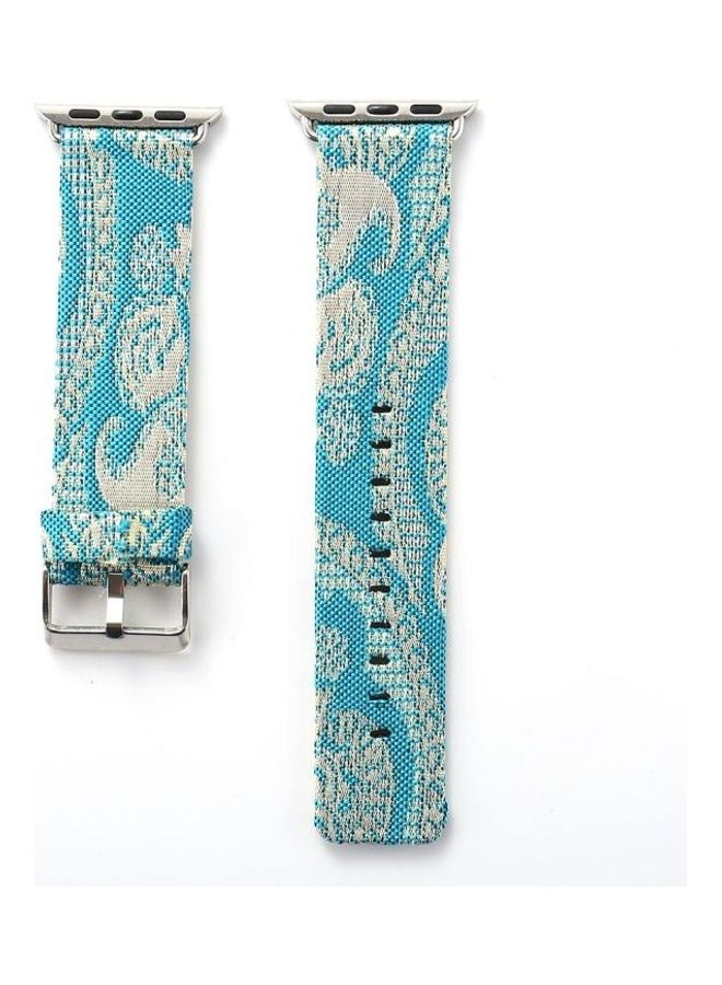 HuHa Retro Watch Band For Apple Watch Series 3 & 2 & 1 42mm Azure - Image 2