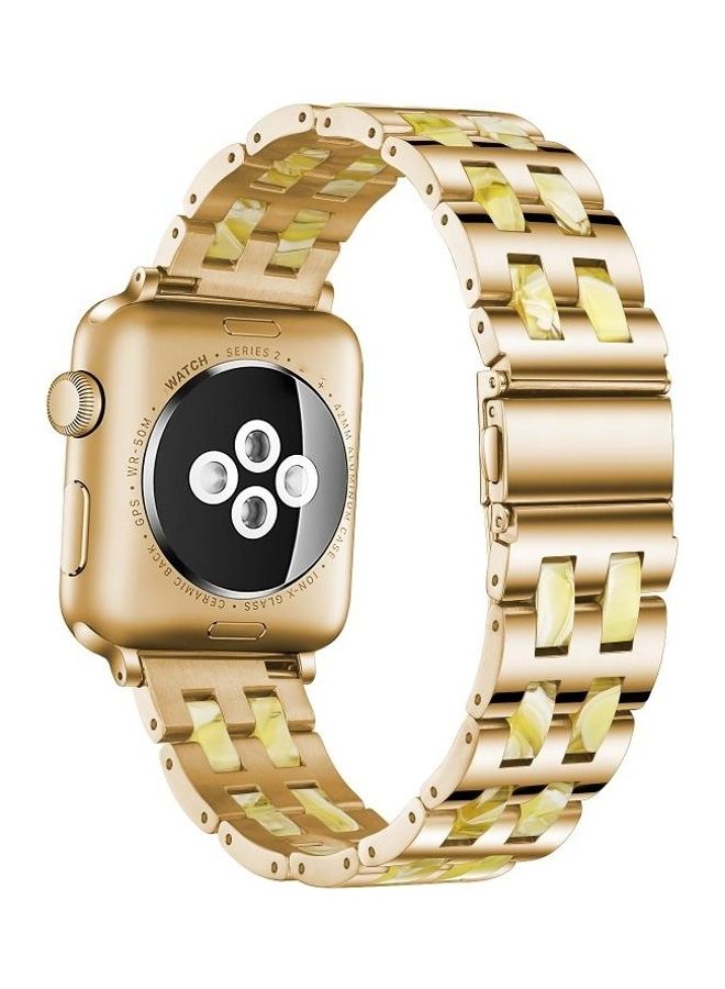 HuHa Watch Wrist Strap For Apple Watch Series 7 41mm/6 & SE & 5 & 4 40mm/3 & 2 & 1 38mm Beeswax - Image 4