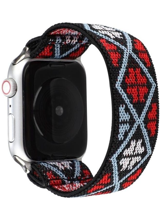 HuHa Replacement Watchband For Apple Watch Series 7 45mm/6 & SE & 5 & 4 44mm/3 & 2 & 1 42mm Multicolour - Image 1