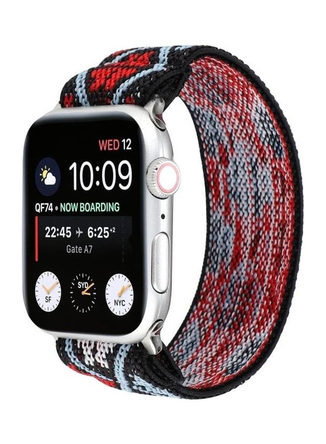 HuHa Replacement Watchband For Apple Watch Series 7 45mm/6 & SE & 5 & 4 44mm/3 & 2 & 1 42mm Multicolour - Image 2