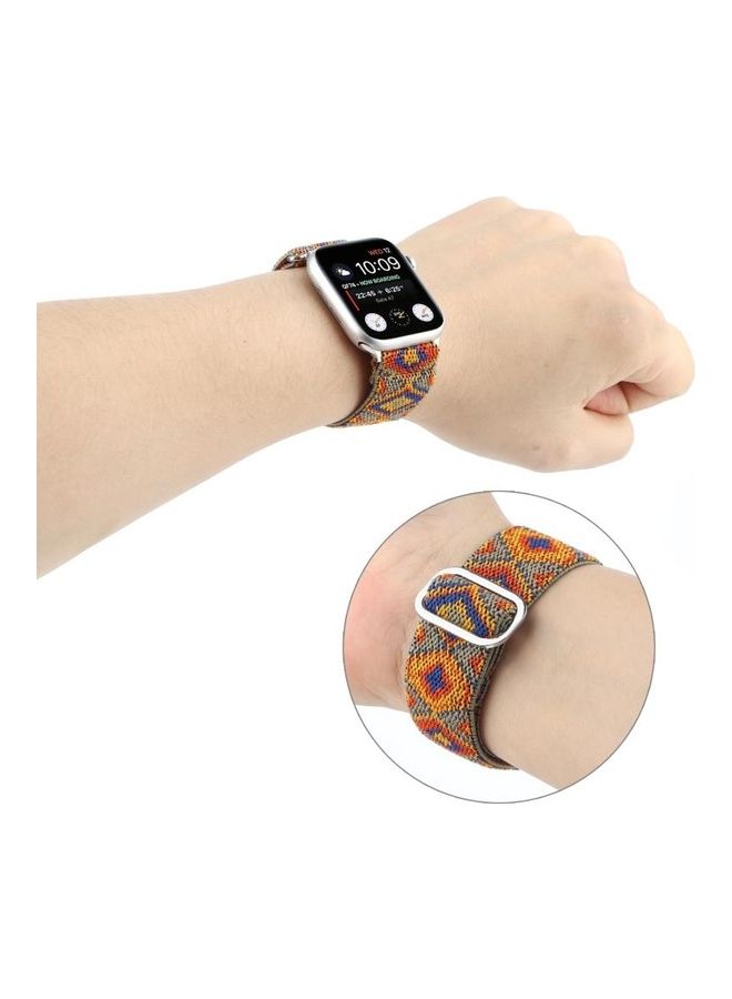 HuHa Replacement Watchbands For Apple Watch Series 7 41mm/6 & SE & 5 & 4 40mm/3 & 2 & 1 38mm Multicolour - Image 3