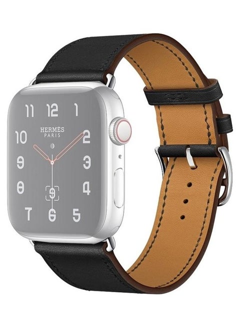 Replacement Strap Watchband For Apple Watch Series 7 45mm/6 & SE & 5 & 4 44mm/3 & 2 & 1 42mm Black