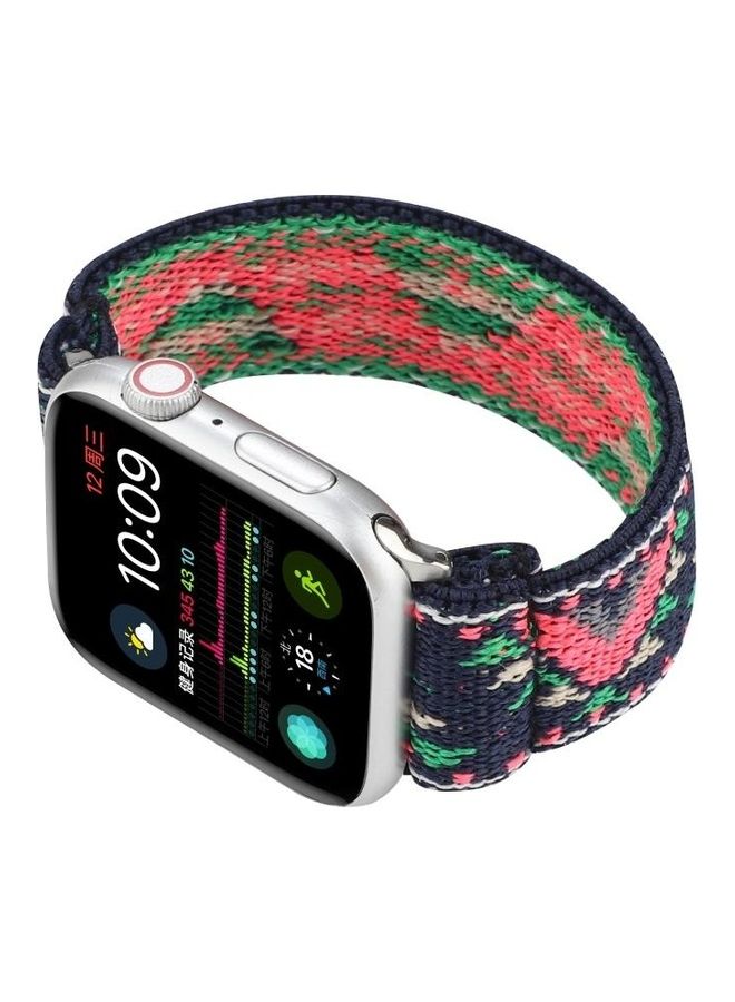 HuHa - Replacement Watchband  For Apple Watch Series 7 41mm/6 & SE & 5 & 4 40mm/3 & 2 & 1 38mm Multicolour - Image 1