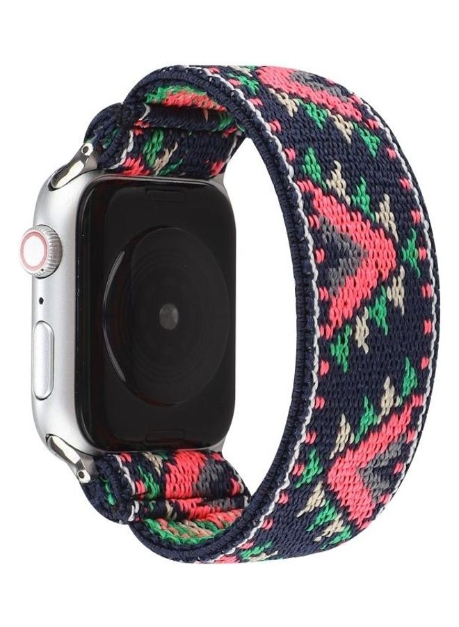 HuHa - Replacement Watchband  For Apple Watch Series 7 41mm/6 & SE & 5 & 4 40mm/3 & 2 & 1 38mm Multicolour - Image 1
