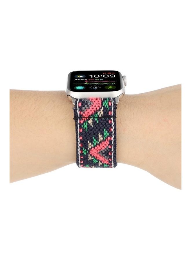 HuHa - Replacement Watchband  For Apple Watch Series 7 41mm/6 & SE & 5 & 4 40mm/3 & 2 & 1 38mm Multicolour - Image 1