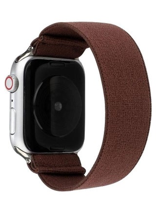 Replacement Strap Watchband For Apple Watch Series 7 45mm/6 & SE & 5 & 4 44mm/3 & 2 & 1 42mm Coffee - v1634540195/N51417682A_1