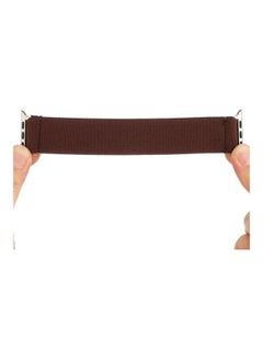 HuHa Replacement Strap Watchband For Apple Watch Series 7 45mm/6 & SE & 5 & 4 44mm/3 & 2 & 1 42mm Coffee  - Image 5