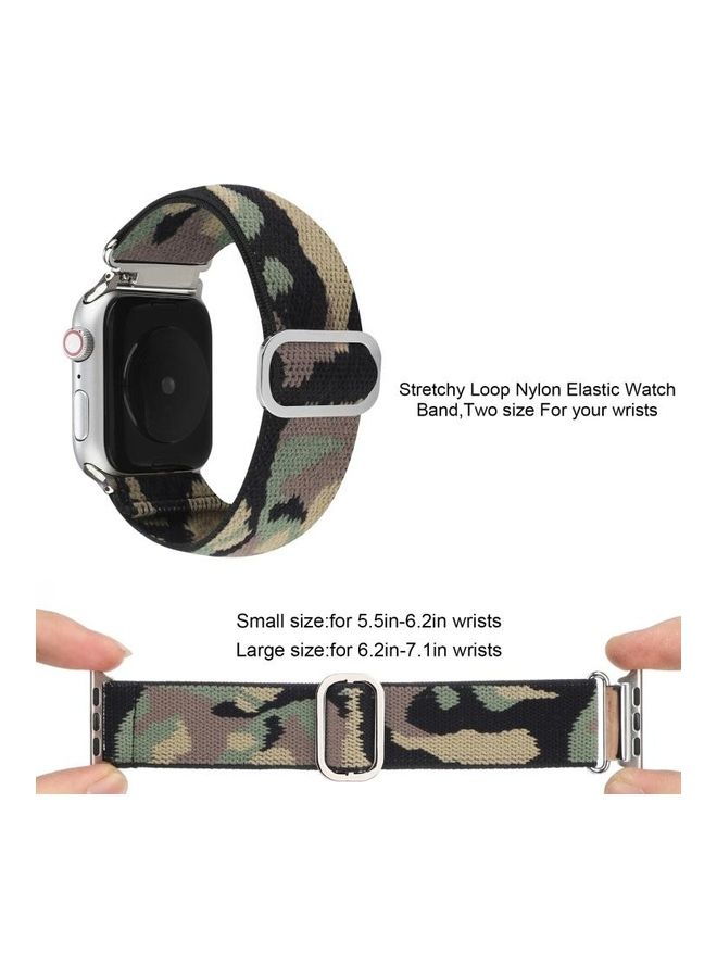 HuHa - Replacement Watchband  For Apple Watch Series 7 45mm/6 & SE & 5 & 4 44mm/3 & 2 & 1 42mm Multicolour - Image 1