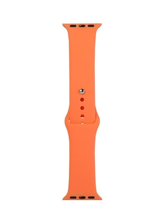 HuHa Ethnic Replacement Watchband For Apple Watch Series 1/2/3/4/5/6/7/SE 38-40-41mm Orange - Image 1
