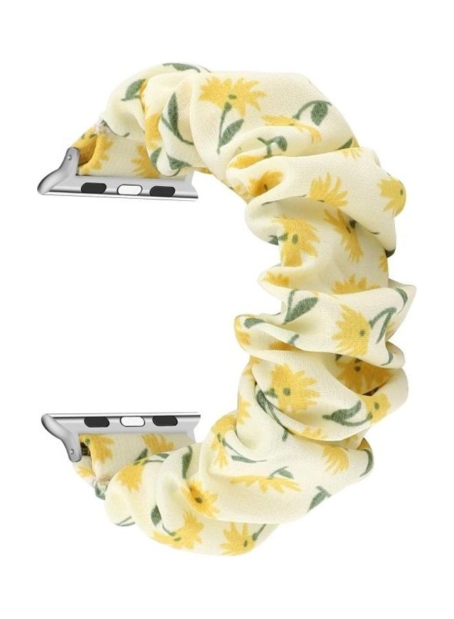 HuHa Fabric Hair Ring Replacement Watchband For Apple Watch Series 7 45mm/6 & SE & 5 & 4 44mm/3 & 2 & 1 42mm Multicolour - Image 1