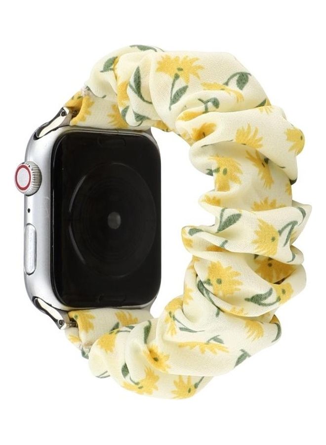 HuHa Fabric Hair Ring Replacement Watchband For Apple Watch Series 7 45mm/6 & SE & 5 & 4 44mm/3 & 2 & 1 42mm Multicolour - Image 3