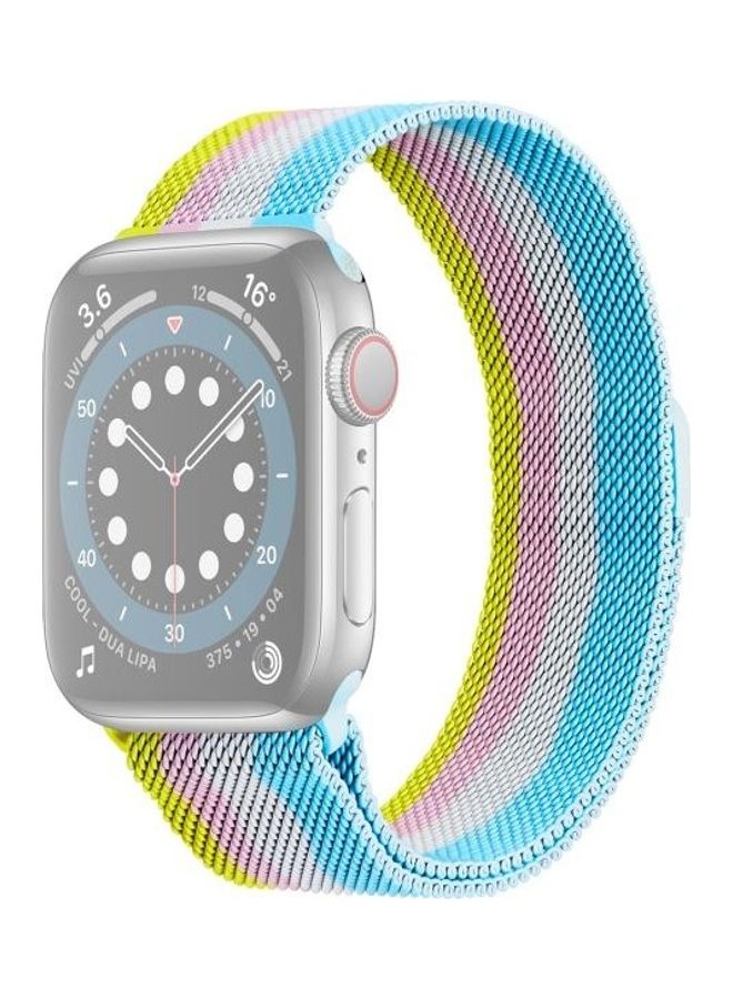 HuHa Replacement Watchband For Apple Watch Series 7 45mm/6 & SE & 5 & 4 44mm/3 & 2 & 1 42mm Multicolour - Image 2