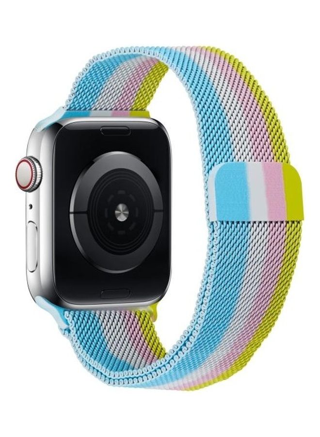 HuHa Replacement Watchband For Apple Watch Series 7 45mm/6 & SE & 5 & 4 44mm/3 & 2 & 1 42mm Multicolour - Image 3