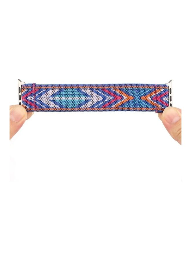 HuHa Replacement Watchband For Apple Watch Series 7 45mm/6 & SE & 5 & 4 44mm/3 & 2 & 1 42mm Multicolour - Image 4