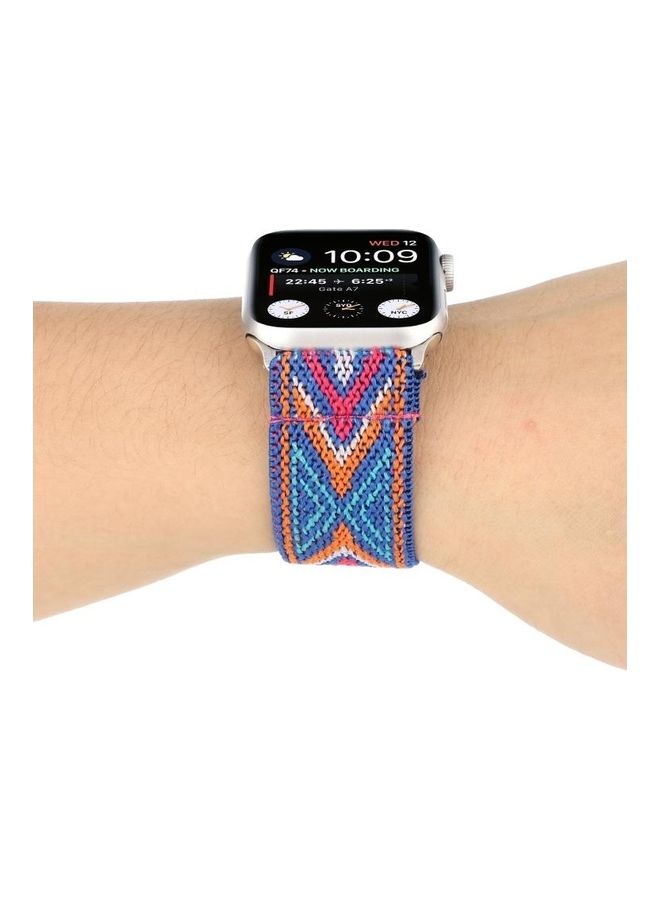 HuHa Replacement Watchband For Apple Watch Series 7 45mm/6 & SE & 5 & 4 44mm/3 & 2 & 1 42mm Multicolour - Image 5