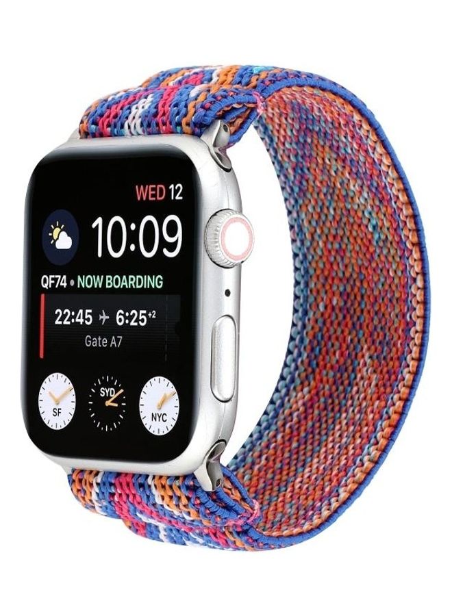 HuHa Replacement Watchband For Apple Watch Series 7 45mm/6 & SE & 5 & 4 44mm/3 & 2 & 1 42mm Multicolour - Image 2
