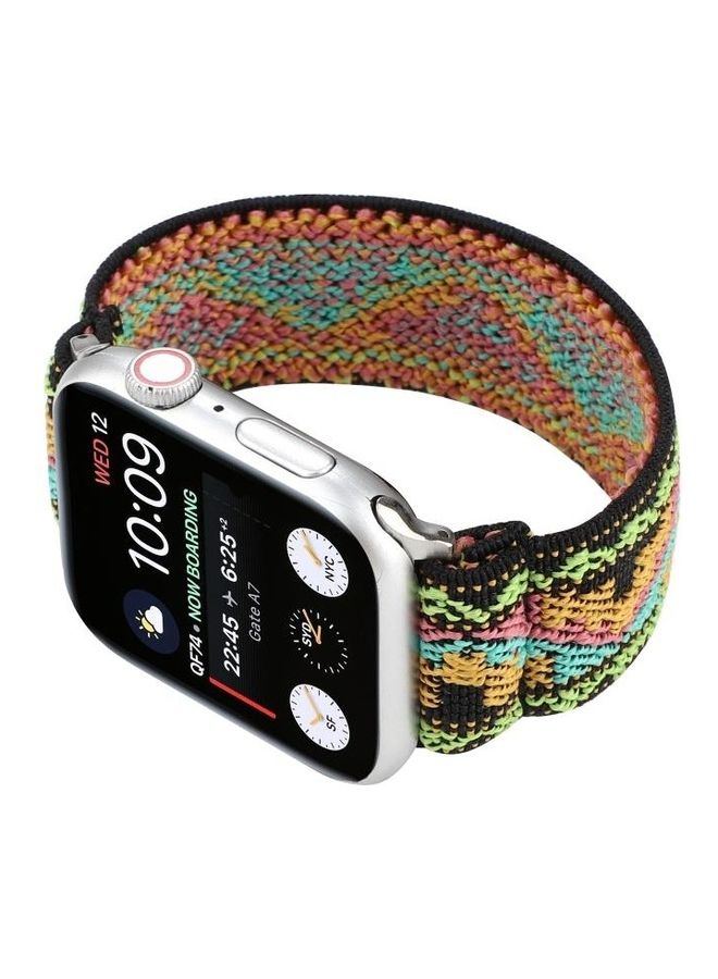 HuHa Replacement Watchband For Apple Watch Series 7 41mm/6 & SE & 5 & 4 40mm/3 & 2 & 1 38mm Multicolour  - Image 3