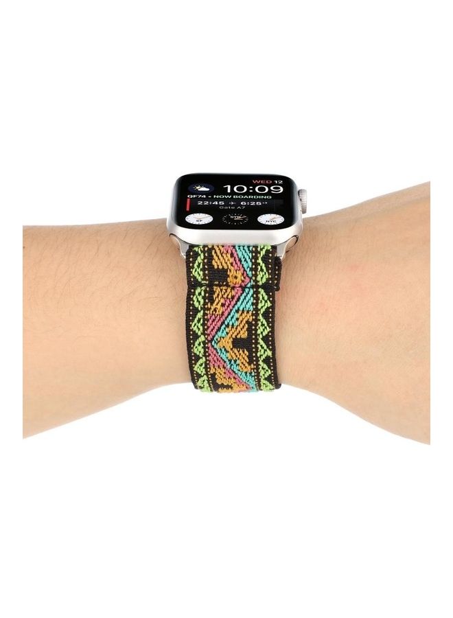 HuHa Replacement Watchband For Apple Watch Series 7 41mm/6 & SE & 5 & 4 40mm/3 & 2 & 1 38mm Multicolour  - Image 4