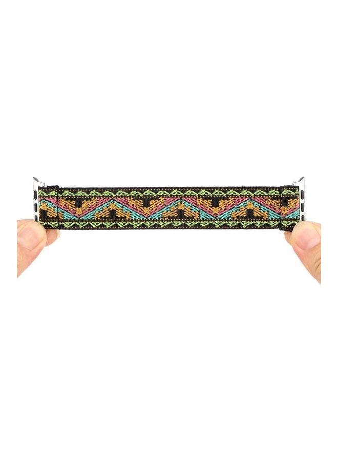 HuHa Replacement Watchband For Apple Watch Series 7 41mm/6 & SE & 5 & 4 40mm/3 & 2 & 1 38mm Multicolour  - Image 5