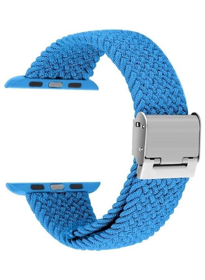 HuHa Replacement Watchbands For Apple Watch Series 7 45mm/6 & SE & 5 & 4 44mm/3 & 2 & 1 42mm Blue - Image 1