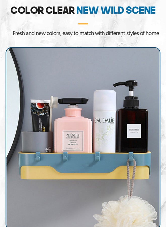 فاشون هوم رف تخزين متعدد الوظائف يثبت على الحائط متعدد الألوان 30x10x6سم - Image 2