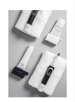 fashionhome Rolling Toothpaste Squeezer Holder Dispenser For Bathroom White 85x30x45mm  - Image 5