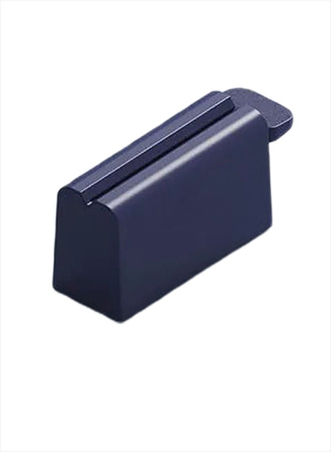 fashionhome Rolling Toothpaste Squeezer Holder Dispenser For Bathroom Dark Blue 85x30x45mm  - Image 1