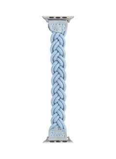 HuHa Ethnic Replacement Watchband For Apple Watch Series 1/2/3/4/5/6/7/SE 42/44/45mm Sky Blue  - Image 2
