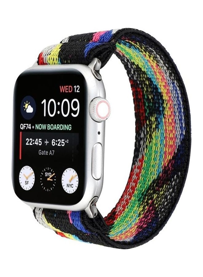 HuHa - Replacement Watchband  For Apple Watch Series 7 45mm/6 & SE & 5 & 4 44mm/3 & 2 & 1 42mm Multicolour - Image 1