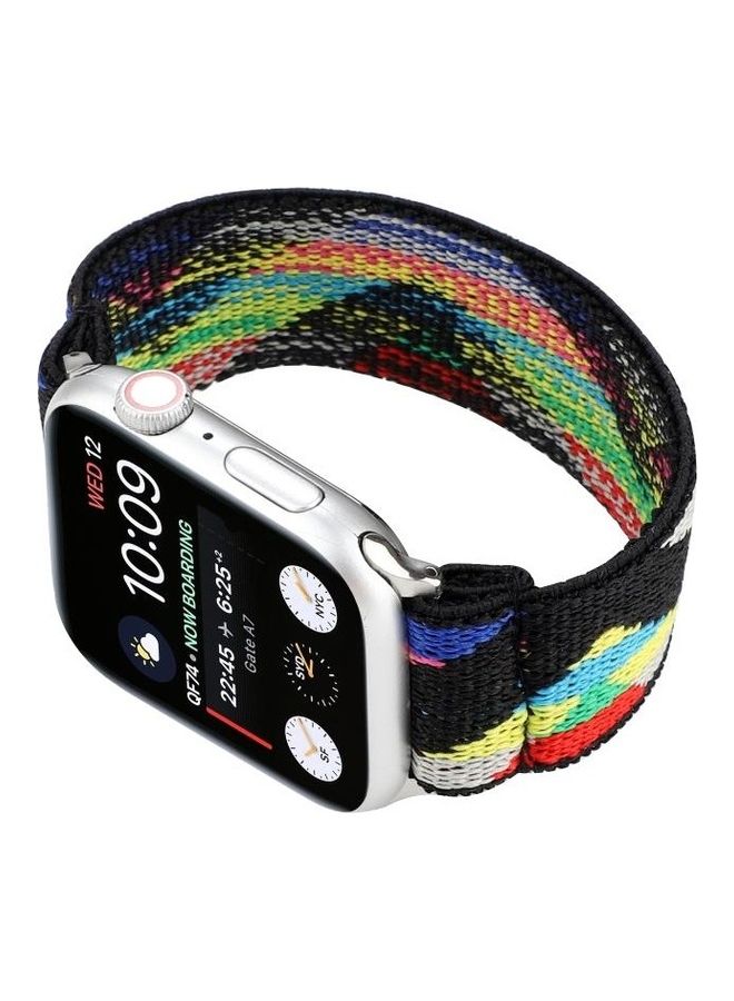 HuHa - Replacement Watchband  For Apple Watch Series 7 45mm/6 & SE & 5 & 4 44mm/3 & 2 & 1 42mm Multicolour - Image 1