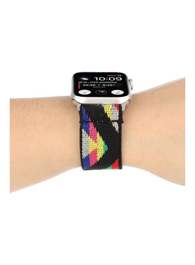 HuHa - Replacement Watchband  For Apple Watch Series 7 45mm/6 & SE & 5 & 4 44mm/3 & 2 & 1 42mm Multicolour - Image 1