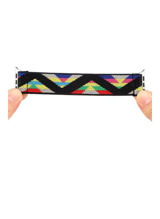 HuHa - Replacement Watchband  For Apple Watch Series 7 45mm/6 & SE & 5 & 4 44mm/3 & 2 & 1 42mm Multicolour - Image 1