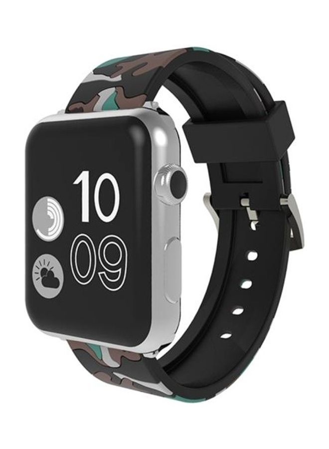 HuHa - Ethnic Replacement Watchband For Apple Watch 1/2/3 38mm White - Image 1