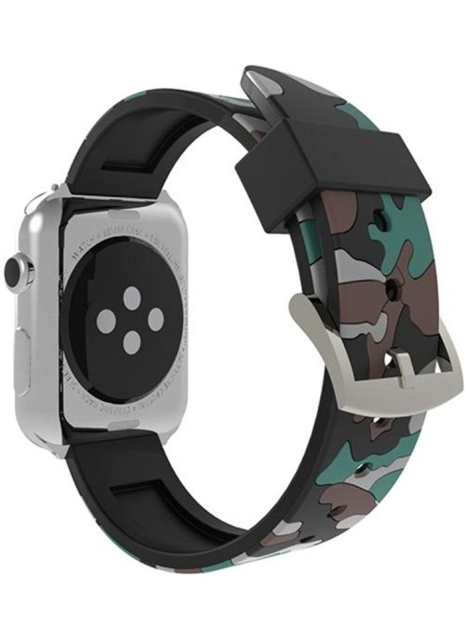 HuHa - Ethnic Replacement Watchband For Apple Watch 1/2/3 38mm White - Image 1