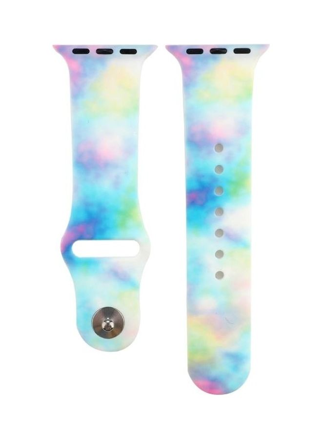 HuHa Replacement Watchband For Apple Watch Series 7 45mm/6 & SE & 5 & 4 44mm/3 & 2 & 1 42mm Multicolour - Image 1