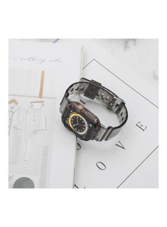 HuHa Ethnic Replacement Watchband for Apple Watch Series 1/2/3/4/5/6/7/SE 42/44/45mm Transparent Black  - Image 5
