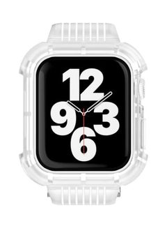 HuHa Ethnic Replacement Watchband for Apple Watch Series 1/2/3/4/5/6/7/SE 42/44/45mm Transparent  - Image 2
