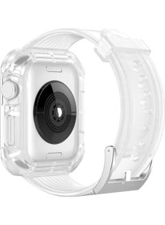 HuHa Ethnic Replacement Watchband for Apple Watch Series 1/2/3/4/5/6/7/SE 42/44/45mm Transparent  - Image 3