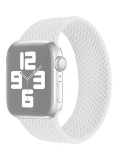 Ethnic Replacement Watchband for Apple Watch Series 1/2/3/4/5/6/7/SE 42/44/45mm White