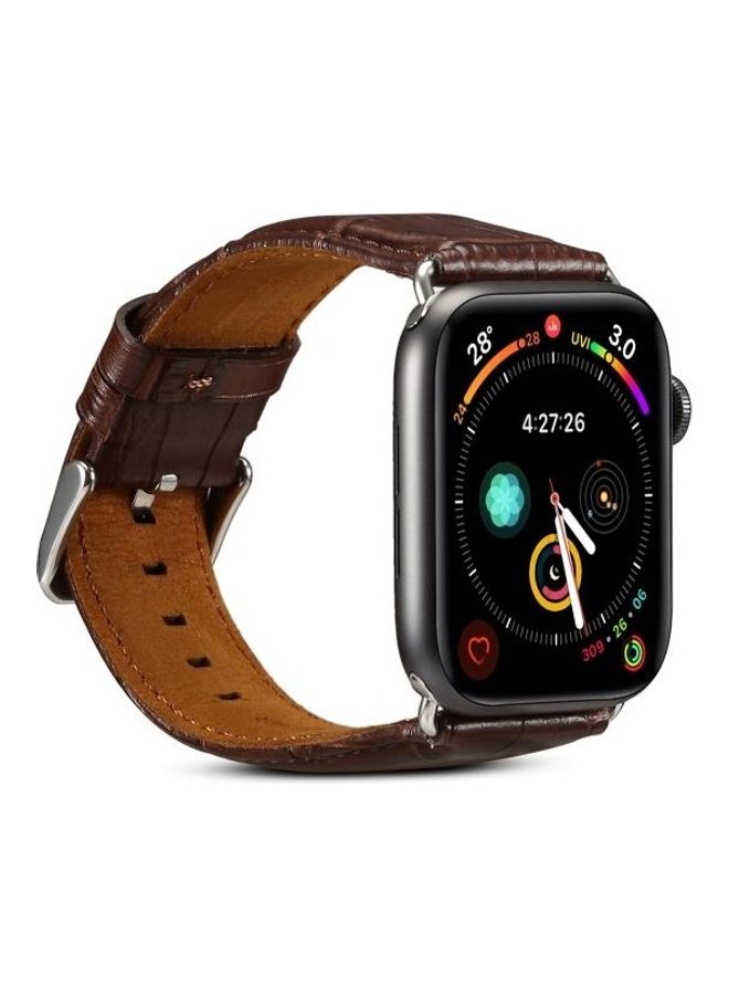 HuHa Watchband For Apple Watch Series 7 6 & SE & 5 & 4 3 & 2 & 1 Coffee - Image 2