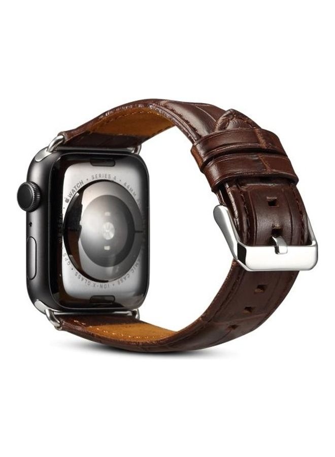 HuHa Watchband For Apple Watch Series 7 6 & SE & 5 & 4 3 & 2 & 1 Coffee - Image 3