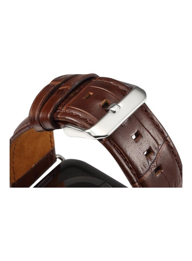 HuHa Watchband For Apple Watch Series 7 6 & SE & 5 & 4 3 & 2 & 1 Coffee - Image 5