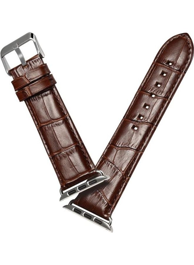 HuHa Watchband For Apple Watch Series 7 6 & SE & 5 & 4 3 & 2 & 1 Coffee - Image 4