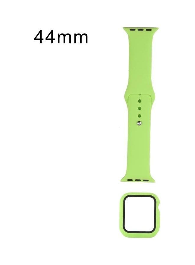 HuHa Replacement Watchband For Apple Watch Series 7/6/5/4/3/2/1/SE 42/44/45mm Grass Green - Image 4