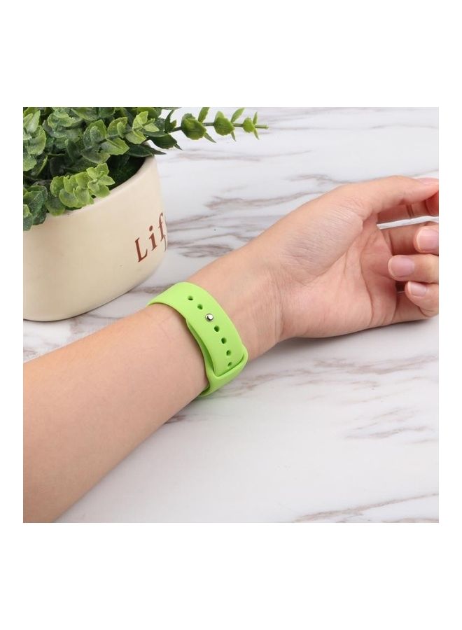 HuHa Replacement Watchband For Apple Watch Series 7/6/5/4/3/2/1/SE 42/44/45mm Grass Green - Image 5